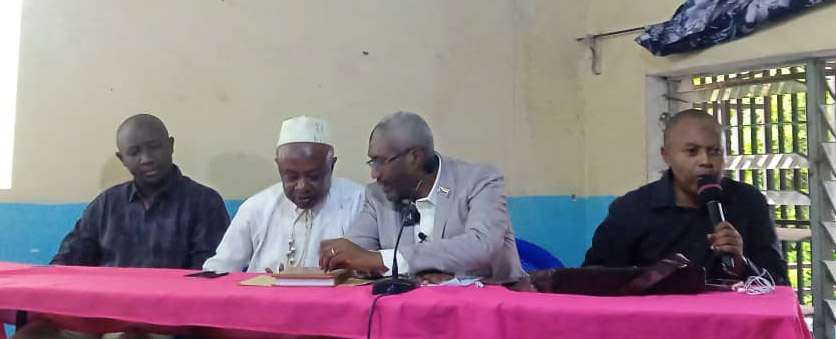 image Dr Abdoulanziz a dévoilé son plan d'action pour le gouvernorat de Mohéli